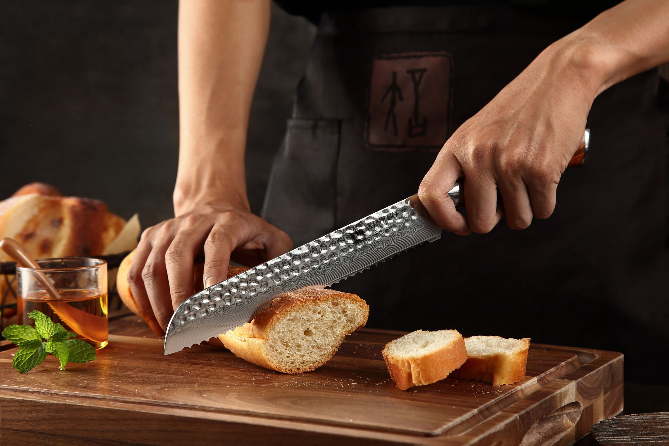 Nůž na pečivo XinZuo Yu B13D krájení