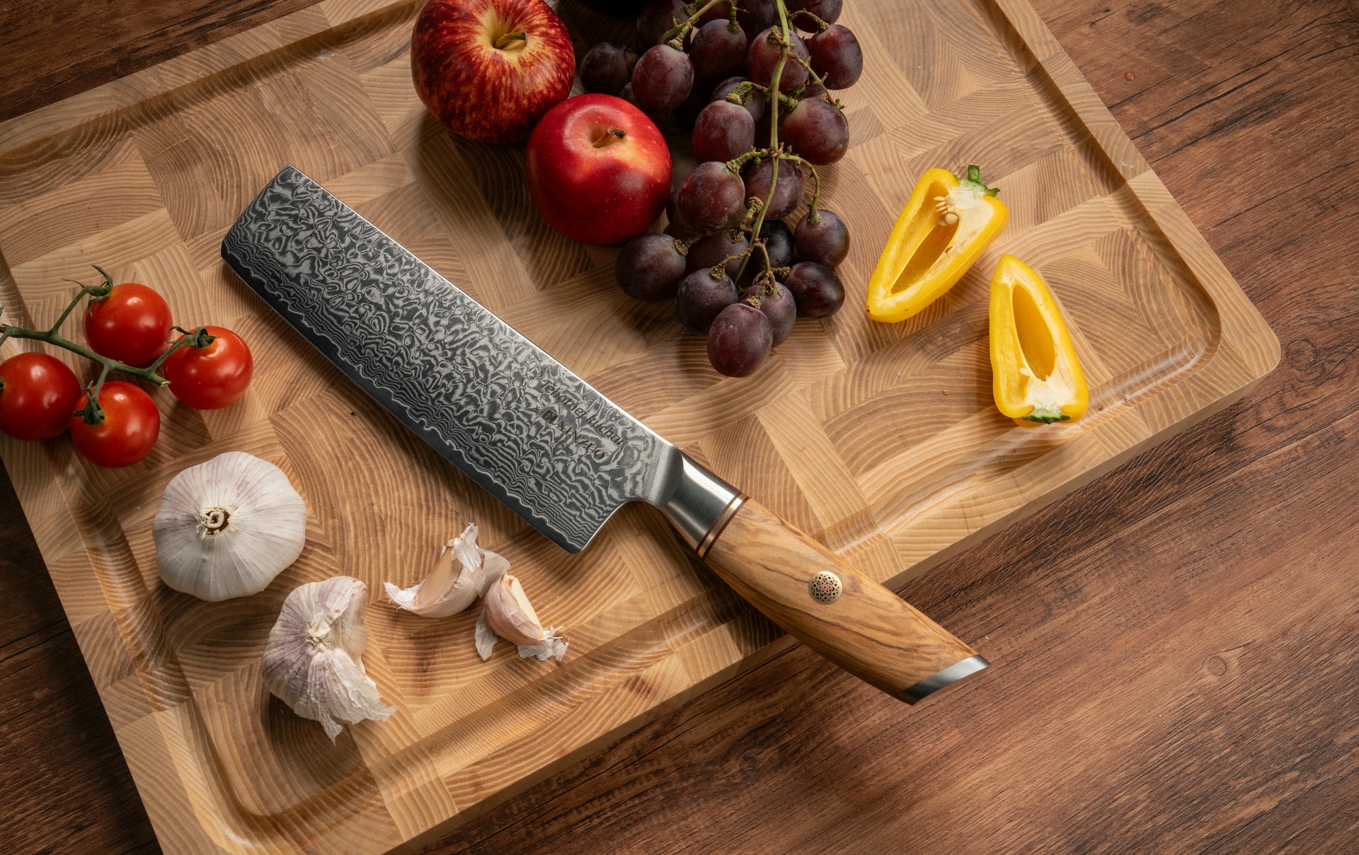 Nakiri nůž XinZuo Lan B37 Těhotnej kuchař