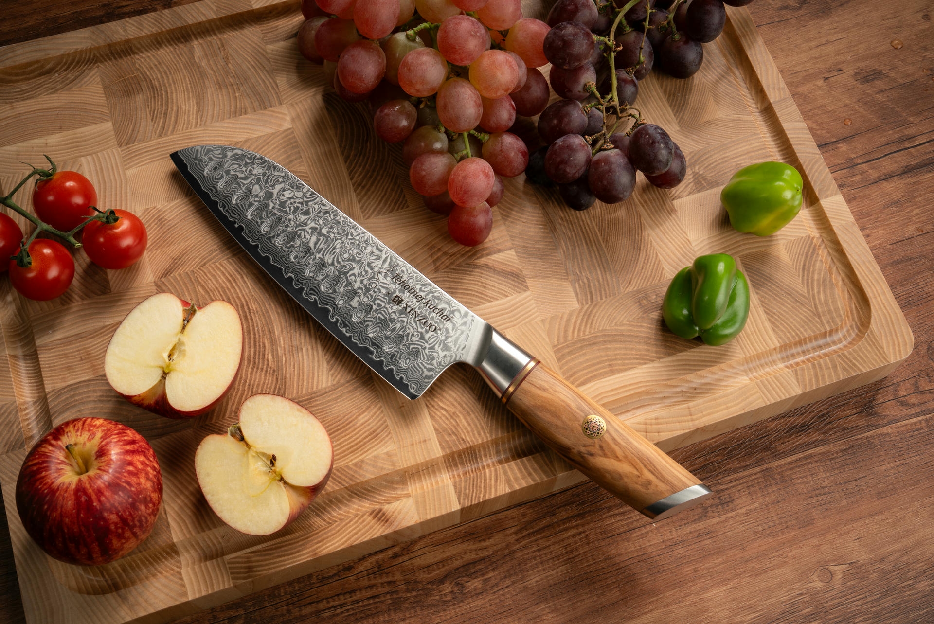 Santoku nůž XinZuo Lan B37 Těhotnej kuchař