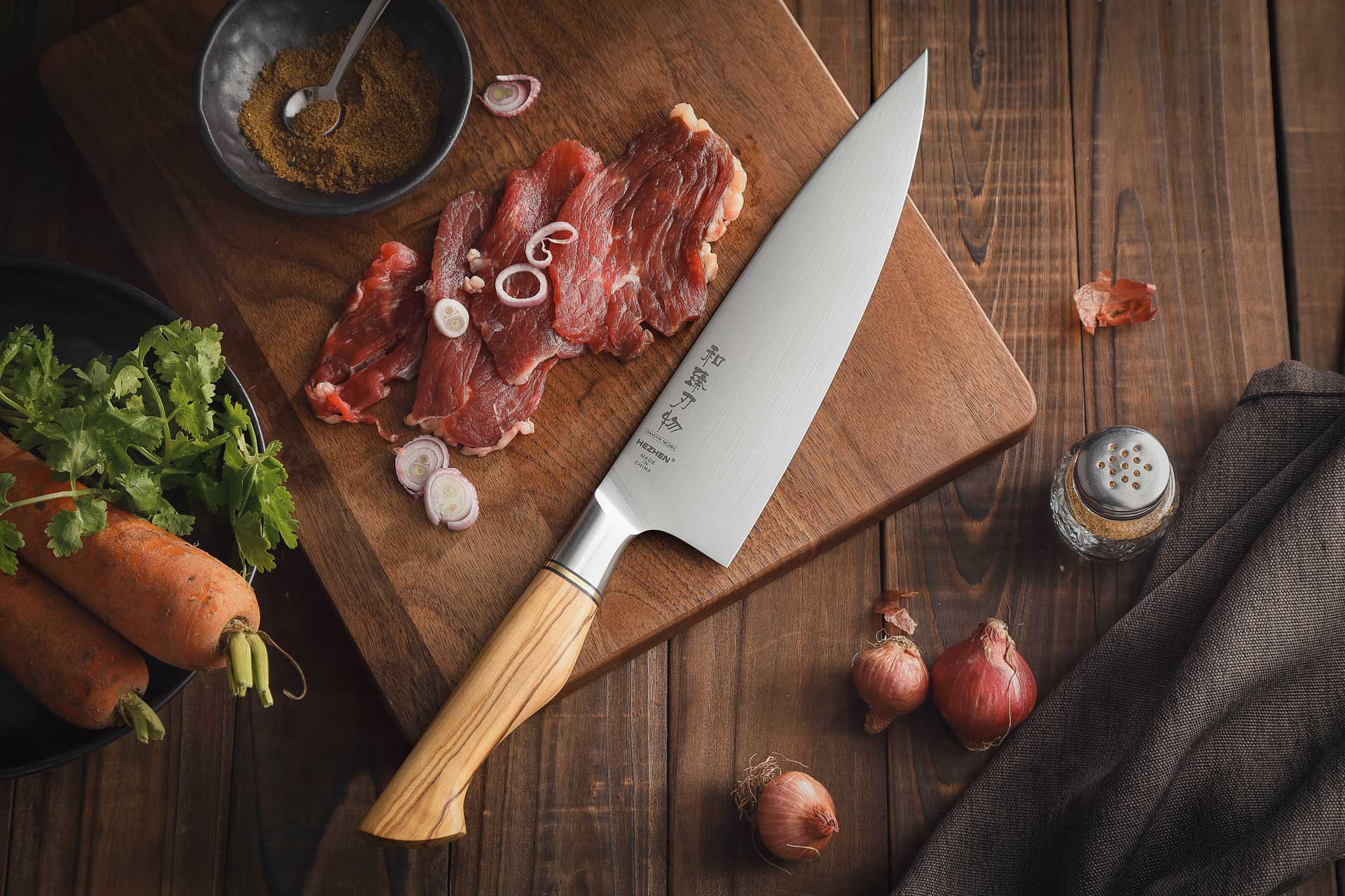 Šéfkuchařský nůž HEZHEN Master B30S